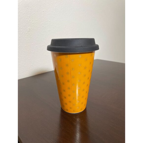 Pottery Barn Harry Potter Hufflepuff Travel Mug With Silicone Lid 10-12oz - Picture 4 of 8